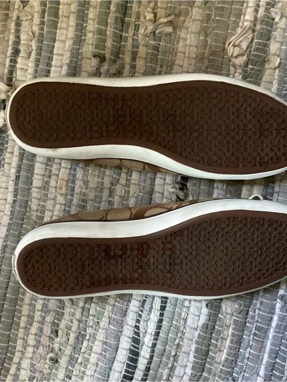 Coach Melissa Signature Print Ballet Flats